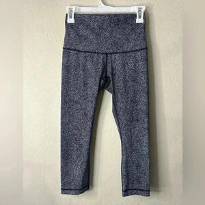 Lululemon High Rise Wunder Under Crop 22” Leggings Sz 6